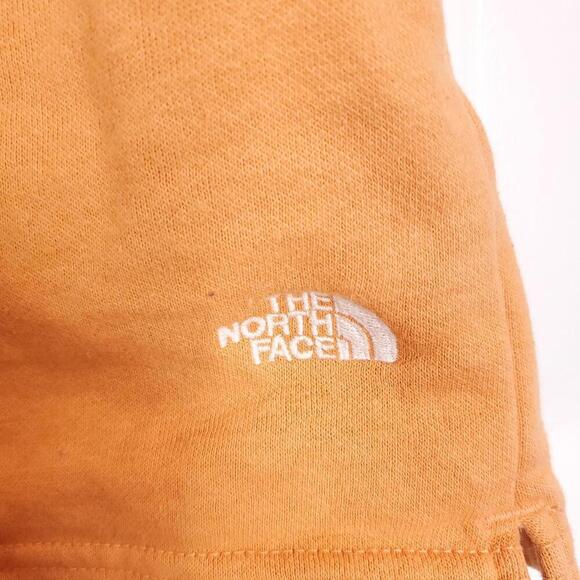 North Face Shorts Womens L Orange Terry Pull On Sweat Casual Comfort Micro Mini - Picture 3 of 9